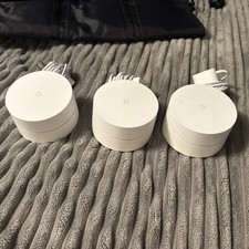 Google Home Nest WiFi Mesh Router AC-1304 3 PACK With Cords picture