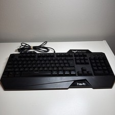 Havit Magic Eagle HV-KB558CM Gaming Keyboard Backlit USB Wired - Works Great  picture