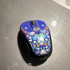 Logitech M317C Doodle Collection Wireless Optical Mouse Blue Multicolor picture