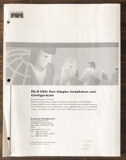 Cisco Systems - PA-H HSSI Port Adapter Installation and Configuration (2001) picture