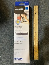 EPSON Genuine Ribbon Cartridge (17M Roll)  #S015329. SEALED. Expires 03/2025 picture