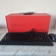 Keyboard Mouse Gaming Monster Set Wired LED RGB Mechanical Gaming  Bundle Set  picture