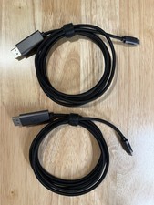 uni USB C to DisplayPort Cable 4K 60Hz 2K 165Hz Braided Type C (Pair 6ft) picture