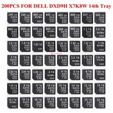 200PCS DXD9H X7K8W Tray Caddy Adhesive Stickers Labels FOR DELL G14 HDD Stickers picture