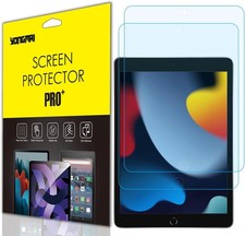 2-Pack Blue Light Blocking Screen Protector for iPad 10.2