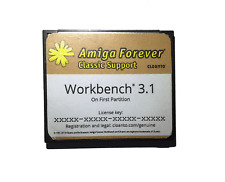 New Workbench System 3.1 on 4GB CF Card for Amiga 600 1200 Hard Drive HDD #589 picture