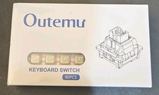 Outemu 90pcs White Peach Silent Keyboard Switches picture