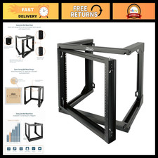 9U Wall Mount Server Rack - Open Frame Network Rack for 19