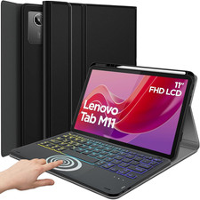 Backlit Touchpad Keyboard Case for Lenovo Tab M11 11 Inch 2024 3-Zone Backlit Wi picture