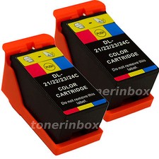 2 Pk Compatible Dell Y499D (Series 21) Color Ink For V313 V313w P513W picture