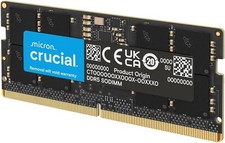 Crucial 8GB DDR5 RAM Stick, 4800MHz, CL40 Laptop Memory CT8G48C40S5 picture