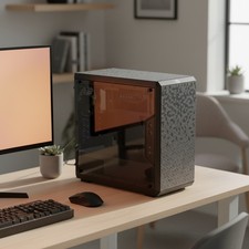 Compact MasterBox Q300L Mini-Tower Case - Adjustable I/O & Edge-to-Edge Panel picture