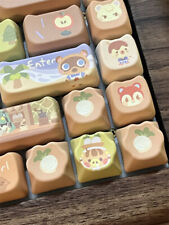 Animal Crossing Forest Friends KeyCaps Anime PBT For Cherry MX Keyboard picture