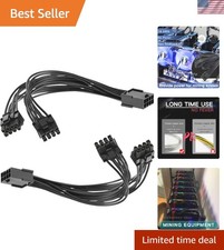 High-Performance 8-Pin Power Extension Splitter for Graphics Cards – Set of 2 picture
