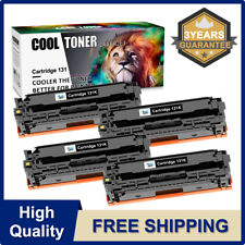 Set of 4 Pack Black Toner Cartridges For Canon 131 ImageClass MF8230CN MF8280CW picture