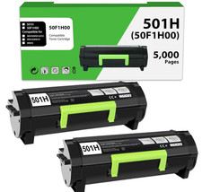 50F1H00 501H Toner Cartridge Compatible for Lexmark ms312dn Toner 50F1000 501H B picture
