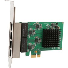 SYBA IO Crest 4-Port Gigabit Ethernet PCI-e x1 Network Interface Card picture