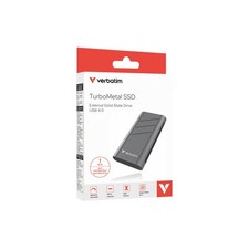 Verbatim TurboMetal 1 TB Solid State Drive - External - USB4 Type C - 3700 MB... picture