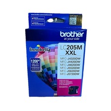Genuine Brother Cyan Magenta XXL LC205M 1200 Page Yield NEW Expired 07/2022 picture
