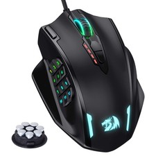 M908 Wired MMO RGB Gaming Mouse 12400 DPI Remapping Keys picture