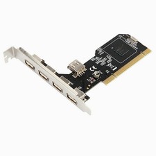 PCI 32bit To 5ports USB2.0 Expansion Controller Card NEC720101F1 for Windows Mac picture