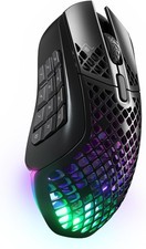  SteelSeries Aerox 9 Wireless - Holey RGB Gaming Mouse - Ultra-lightweight  picture