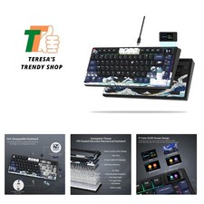 Womier S-K80 75% Keyboard with Color Multimedia Display Mechanical Gaming Key... picture