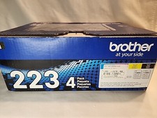 NEW GENUINE - BROTHER TN223 FULL SET TONER CARTRIDGES - TN2234PK - SEALED BAGS picture