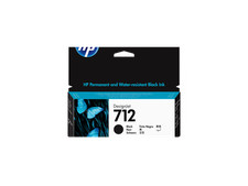 HP 712 38-ml Black DesignJet Ink Cartridge, 3ED70A picture