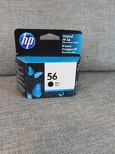 Genuine - HP 56 Ink -  Black Ink Cartridges-  OEM Exp 4/2023 picture