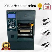 Zebra ZT410 Thermal Transfer Barcode Printer Peeler Rewinder BT Ethernet USB picture