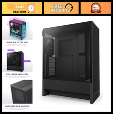 Compact ATX Mid-Tower PC Case - High Airflow Design, Sleek Black Finish picture