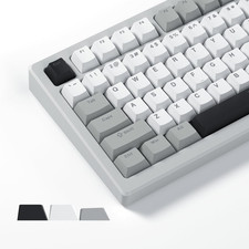 Womier Shine through Keycaps, PBT Keycaps 60 65 75 100 Percent Cherry Profile Cu picture
