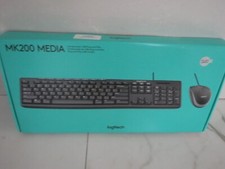 Logitech MK200 920-002716 Wired Keyboard & Mouse New Sealed in Spanish picture