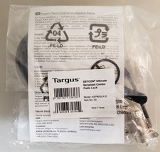 Targus ASP96GLX-S Defcon Ultimate Serialized Combo Cable Lock NEW *SEALED* picture