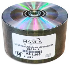 50-Pak DIGITAL-AUDIO CDR-DA 80-Min CD-Rs by MAM-A (Mitsui)  Mitsui 11066 picture