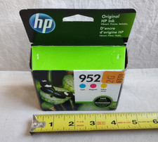 Genuine HP 952 Cyan Magenta & Yellow (CMY) Ink Cartridges Exp 2021/09 NEW Sealed picture