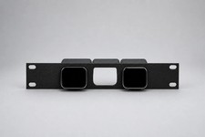 JetKVM Rack Mount for 3 Devices - 10-Inch 1U Black PETG Mount Only picture