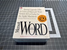 Vintage Microsoft Works Version 4.0 Word Database Software For Macintosh picture