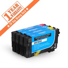 4PK T802 BLACK & T802XL COLOR Ink Cartridges for Epson WF-4720 4730 4734 4740 picture