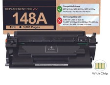 148A High Yield Toner 1 Pack w/ Chip 3000 Pages Compatible HP W1480A 4001 4101 picture
