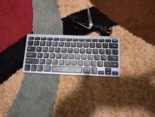 MACALLY  SLIMKEYCSG USB Keyboard For Mac or PC, Wired, Tested, Works picture