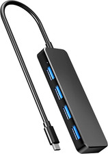 Adaptador Hub de 4 puertos USB tipo C a USB 3.0 para MacBook Pro iMac picture
