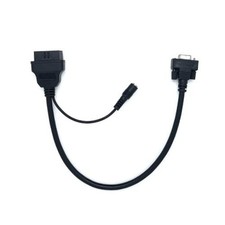 Original Diagnostic Cable with External Power Port DR15 Female to OBD2 16 Pin picture