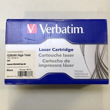 NEW SEALED VERBATIM BLACK LASER DRUM TONER CARTRIDGE HP 1150 Q2624X HIGH YIELD picture