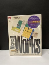 Microsoft Works 3.0 1993 Multimedia Edition CD-ROM Single Use MAC Sealed BCB picture