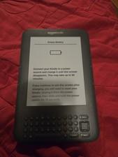 Amazon Kindle Keyboard 3rd Gen *NOT TESTED POSSIBLE OLD DEAD BATTERY/PARTS ONLY* picture