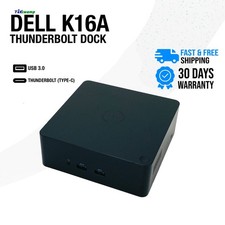 Genuine Dell TB18DC K16A Dual USB-C Thunderbolt Laptop Docking Station K16A001 picture