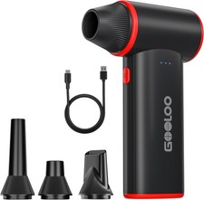 GOOLOO F3 Compressed Air Duster, 3-Speed Adjustable Air Blower for Cleaning picture