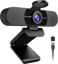 EMEET C960 1080P Webcam with Microphone, 2 Mics, 90° FOV, Computer Camera picture